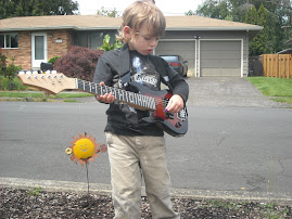 young street musician in the making