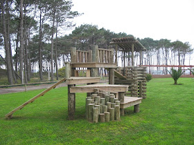 juegos con troncos para niños