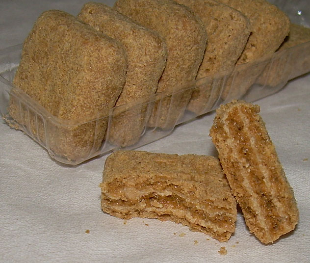 Japanese Snack Reviews Bourbon Kinako Wafers (Petit Series)