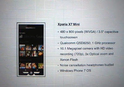Sony Ericsson X7 Mini