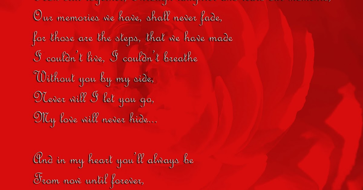 A Beautiful Poem on Red Rose Petal Dedicated For My Love MaDwAlLs