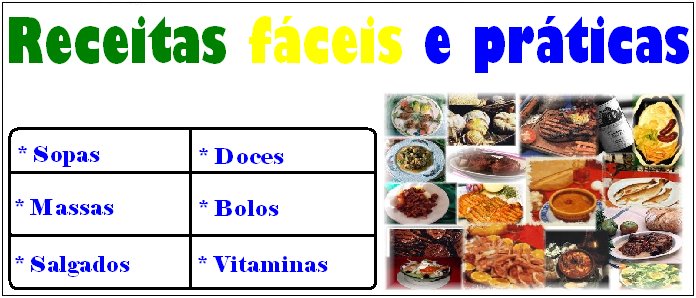 Receitas féceis e Práticas