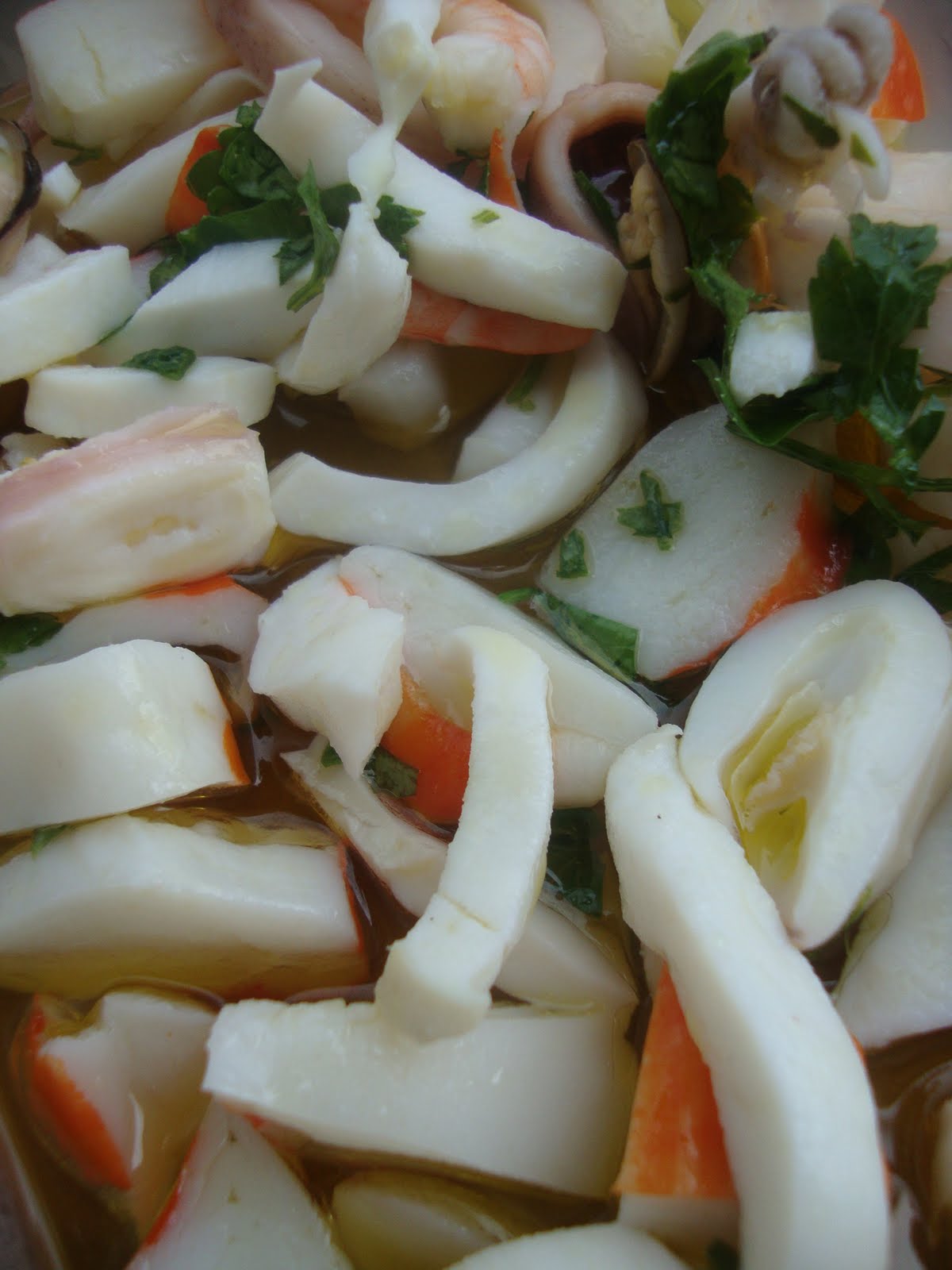 Ogni riccio un pasticcio Blog di cucina Insalata di mare io la