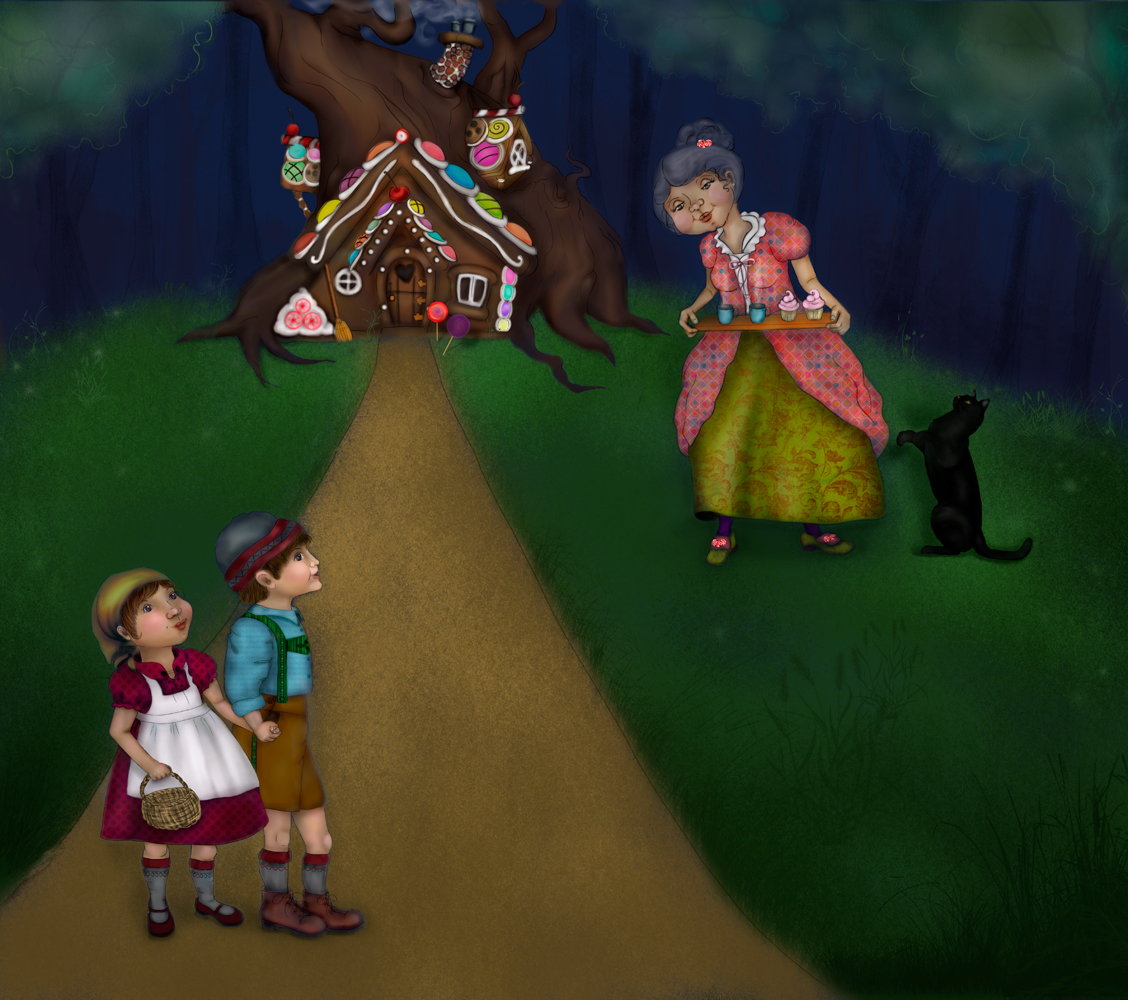 A Puddle of Crumbs Hansel and Gretel WIP