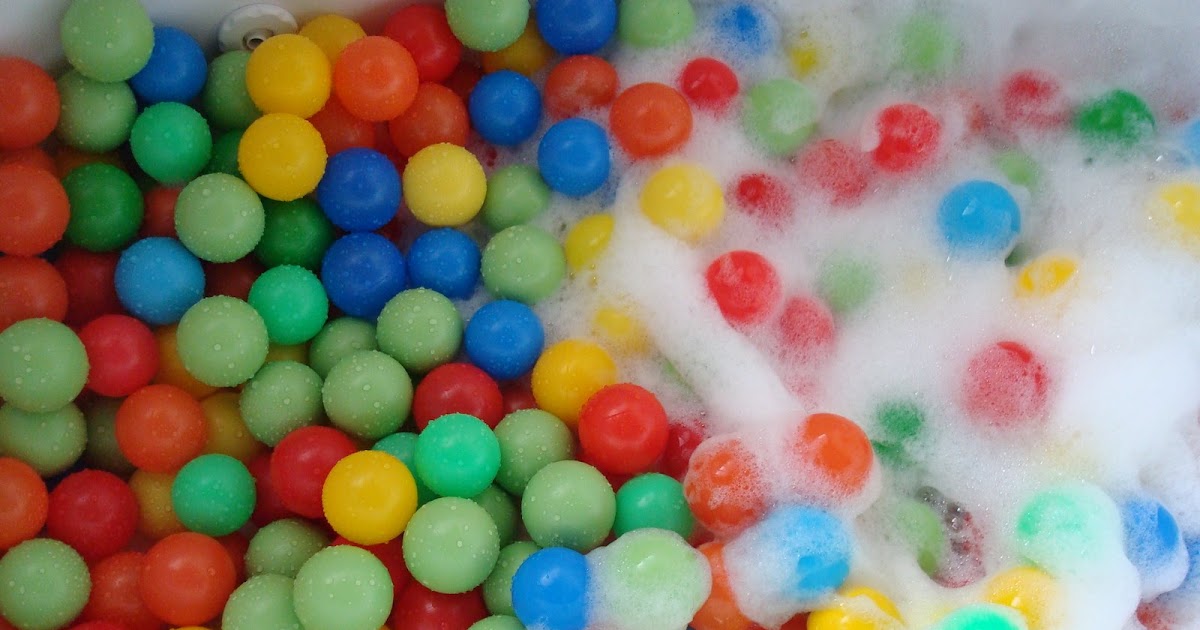 Ty and Sierra Ball Pit Bubble Bath