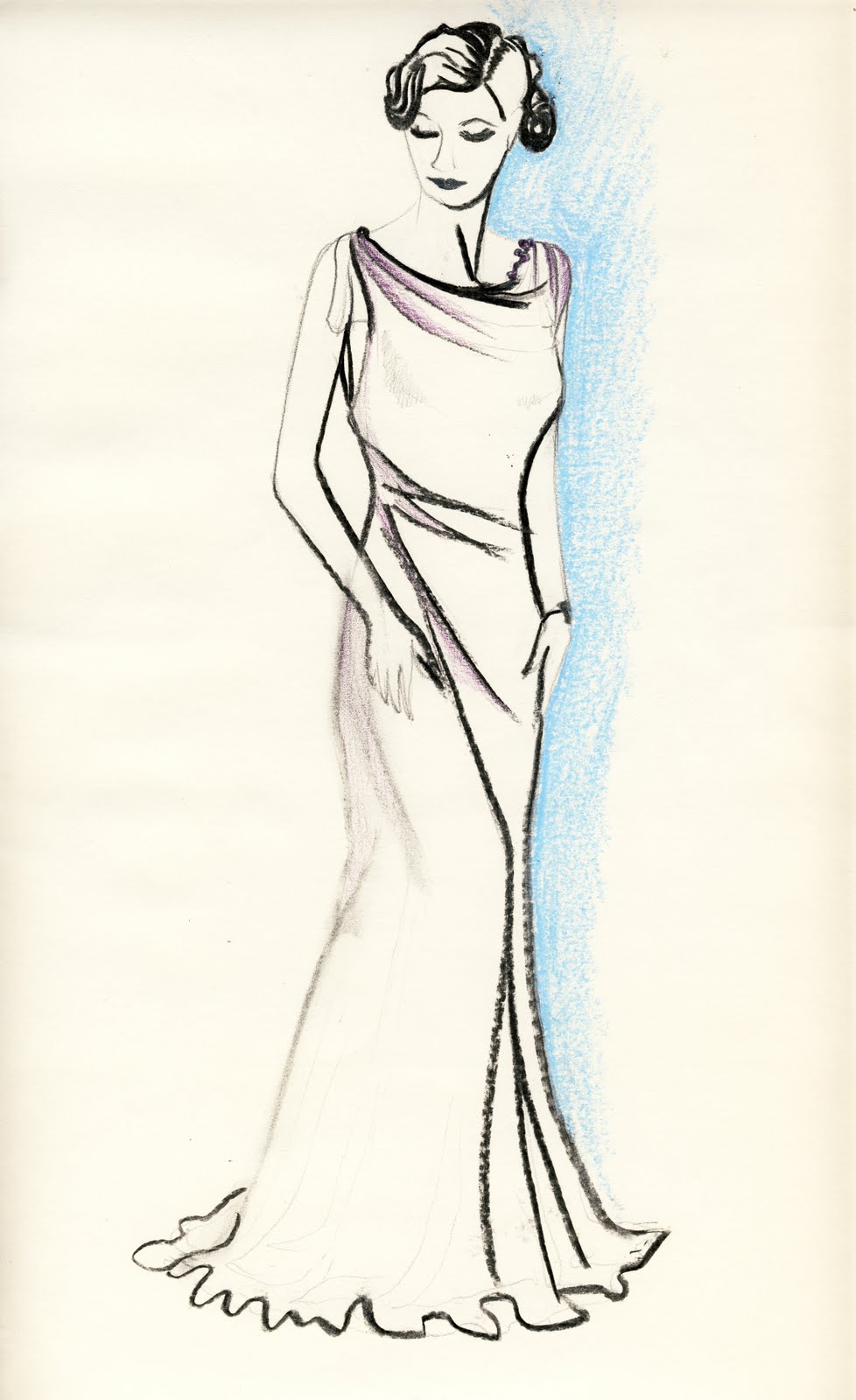 Tinsel Edwards: Drawings on Vintage Secret website!