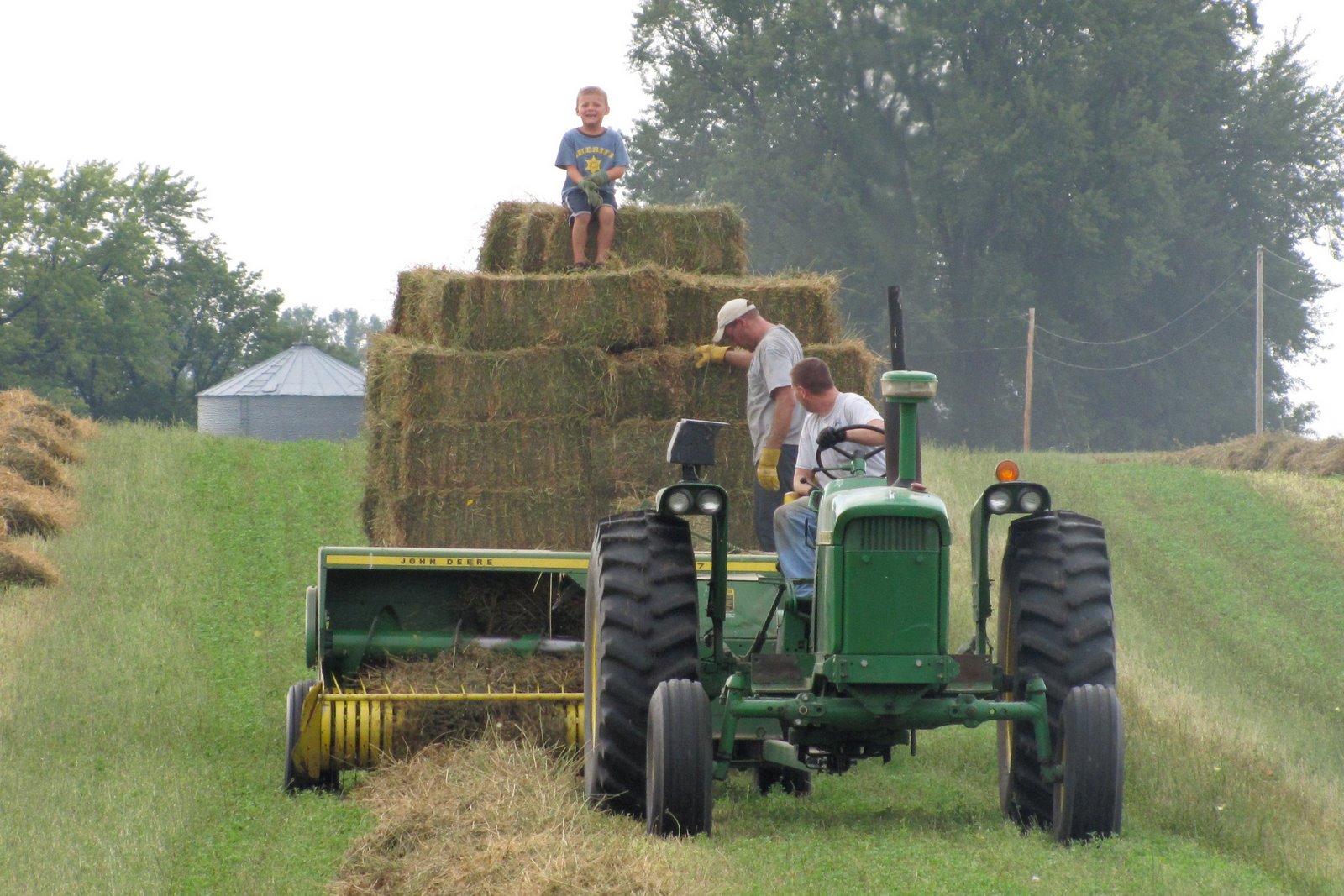 The Beranek Blog Baling Hay