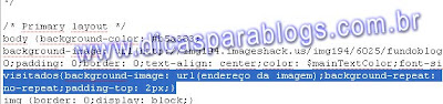 HTML do Blog