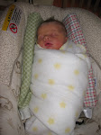Check out that swaddle