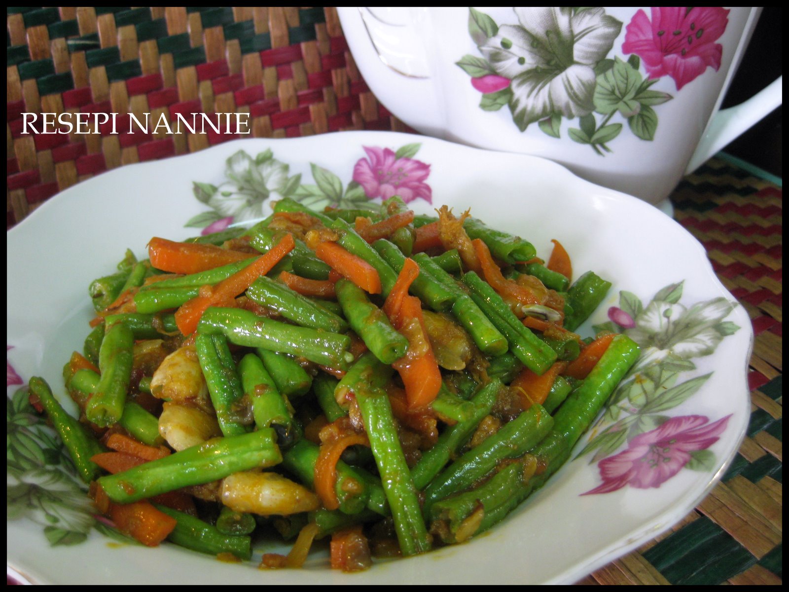 Resepi Nannie Tumis Kacang Panjang