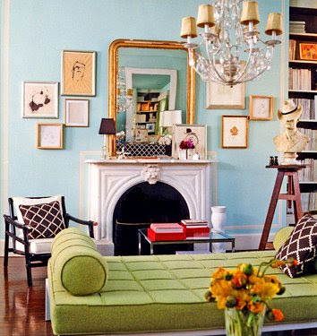 vintage retro robin egg blue decorating room