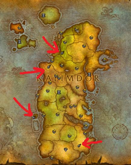 Wow Archeology Map