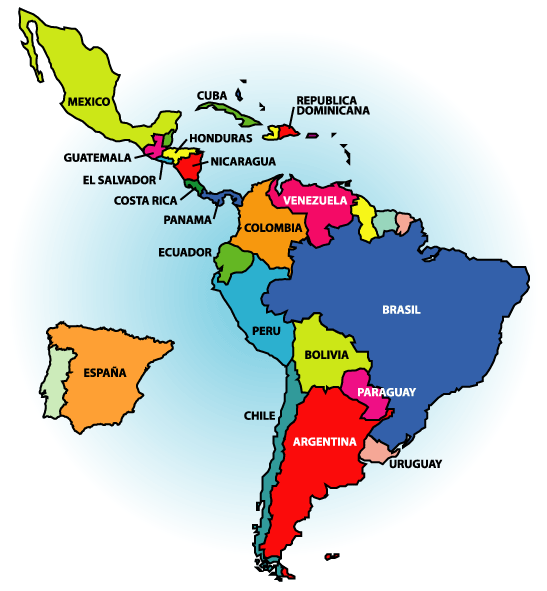 Latino América y España