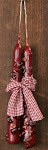 Colonial Tapers w/homespun ribbon ~ $5.00