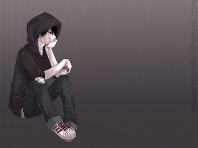 sad anime boy pictures