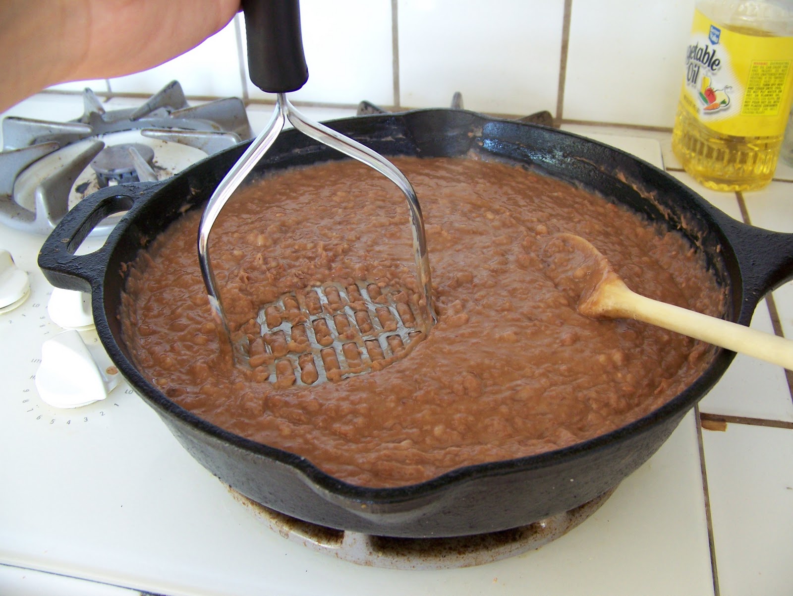 Near to Nothing Homemade Refried Beans