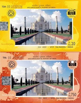 Tickets to the Taj Mahal