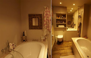 Bathroom Brick Style Apartment Interior design
