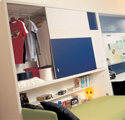 Folding Bed System for Kids room Design ideas