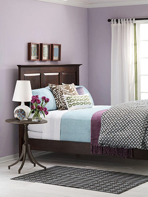 your purple bedroom.