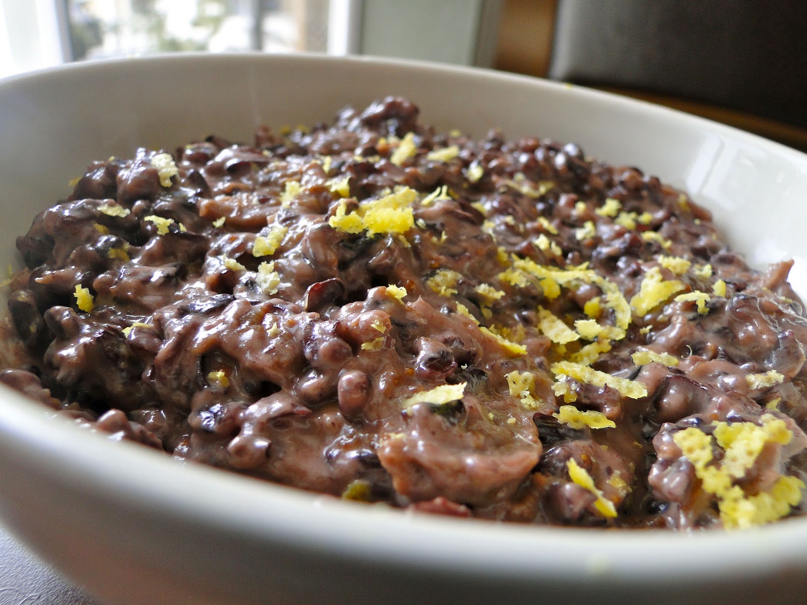 SketchFree Eating Wild Black Rice Pudding w/ Figs (Vegan, GF)