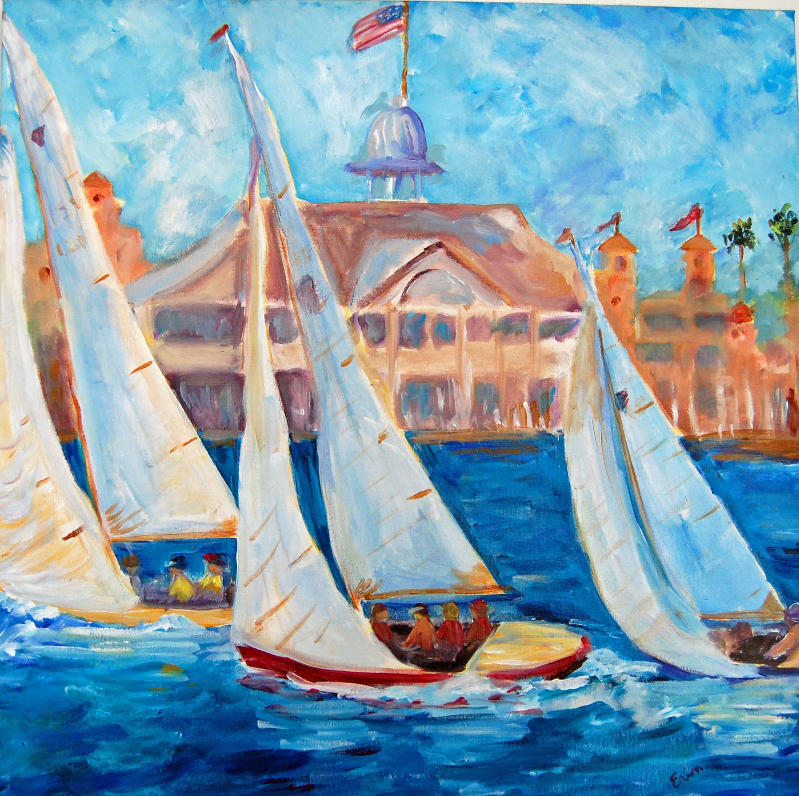 My Painted Garden Balboa Island Art Walk