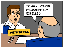 The dangers of being in a Mike Judge cartoon.