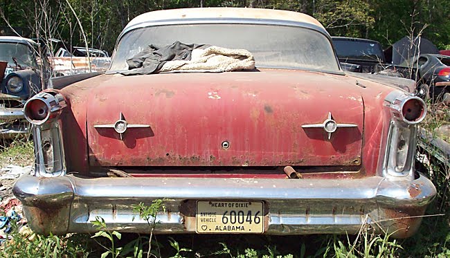 This rusty mostly unmolested Oldsmobile provides a good starting point for