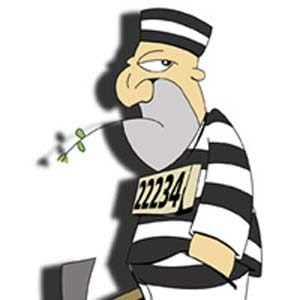 roupa listrada de presidiario