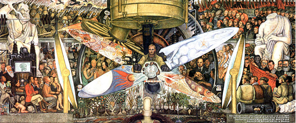 Man at the Crossroads by Diego Rivera