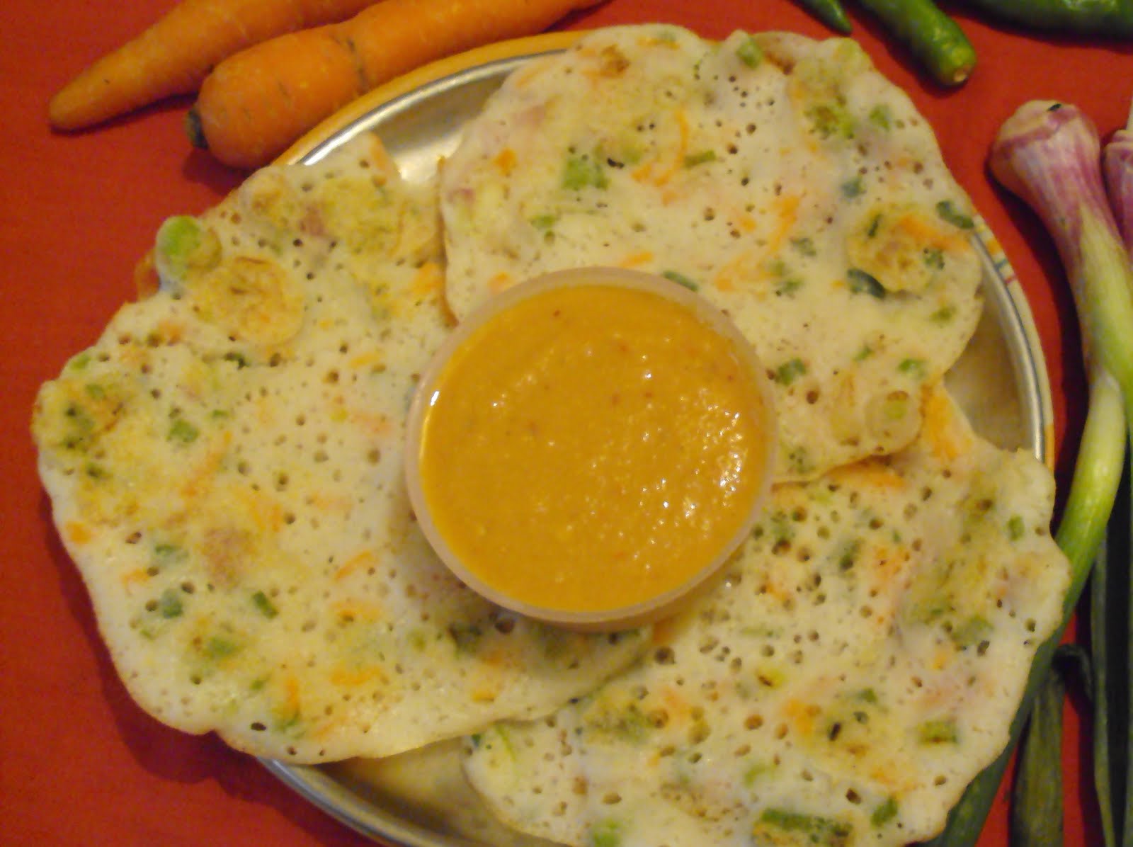 Spring Onion Uthappam