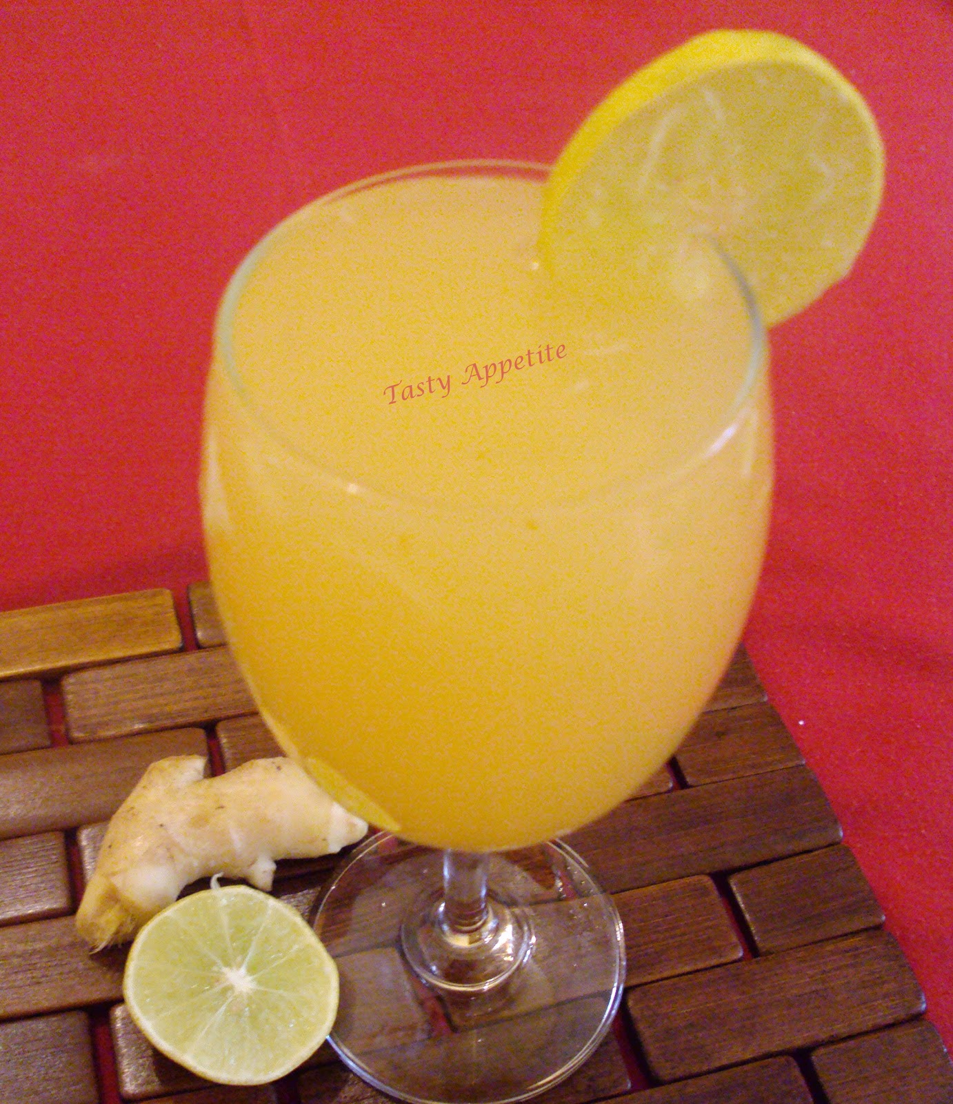 Ginger Lemon Juice / Summer Juice Recipes