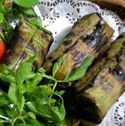 Grilled Rice with Basil and Lemongrass (Nasi Bakar)