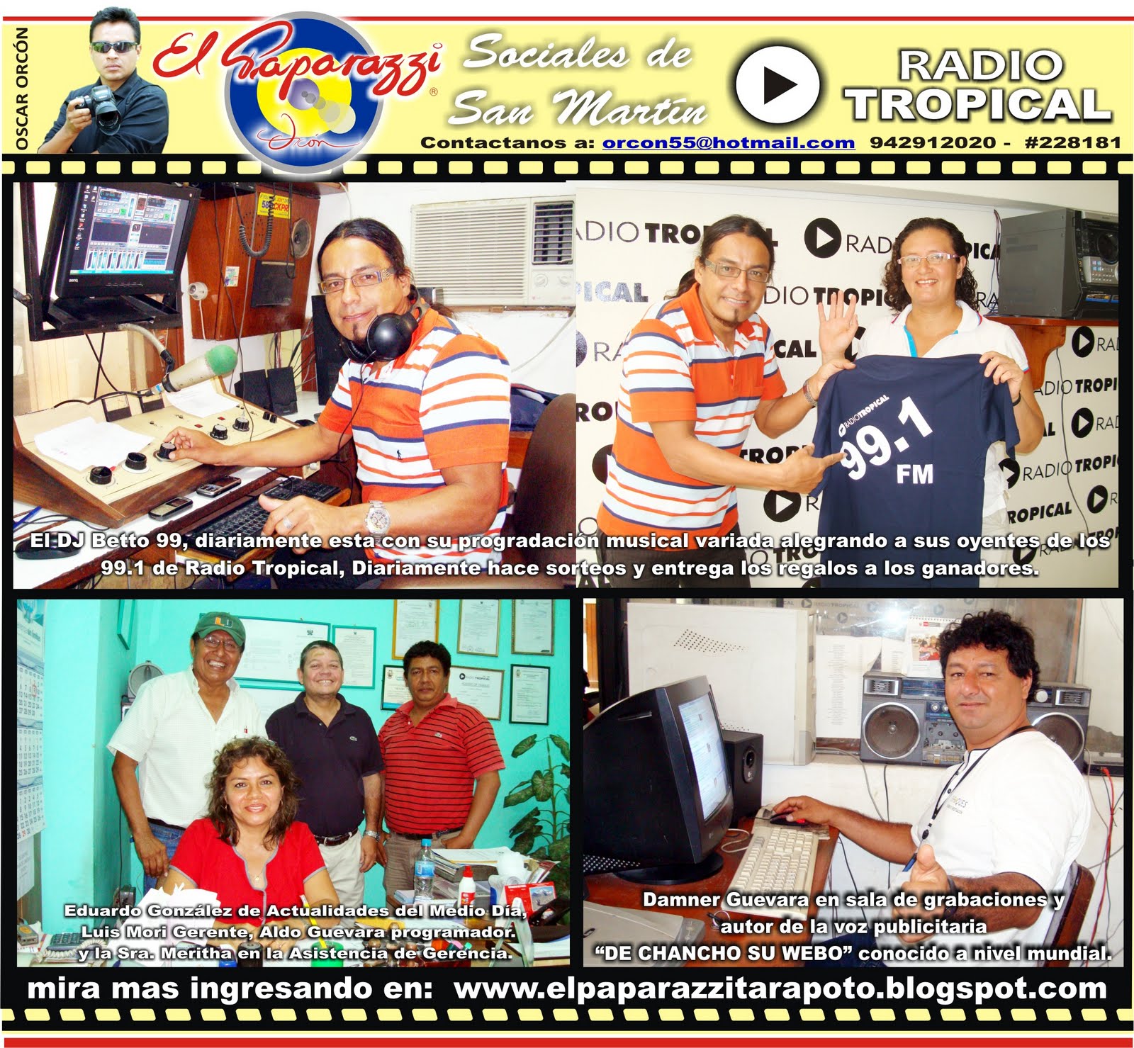 El Paparazzi Oscar Orcon, fotos, farandula y mucho mas... "Paparazzi