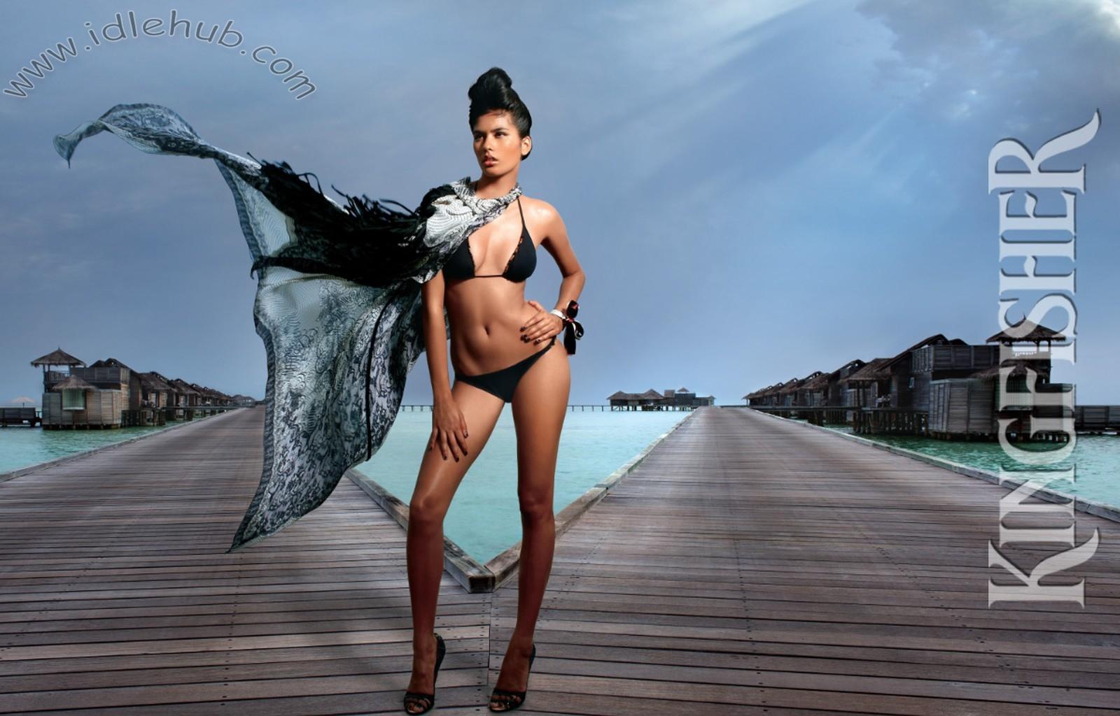 Kingfisher 2010 Bikini Calendar - No:9:Made in Luxury beach Resorts