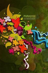 Paradise Design Art Mobile Wallpaper
