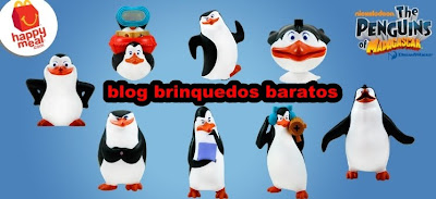 McLanche Feliz Brindes: mc lanche feliz apresenta : os pinguins de  madagascar o filme.