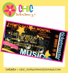 Invitaciones tipo Ticketmaster