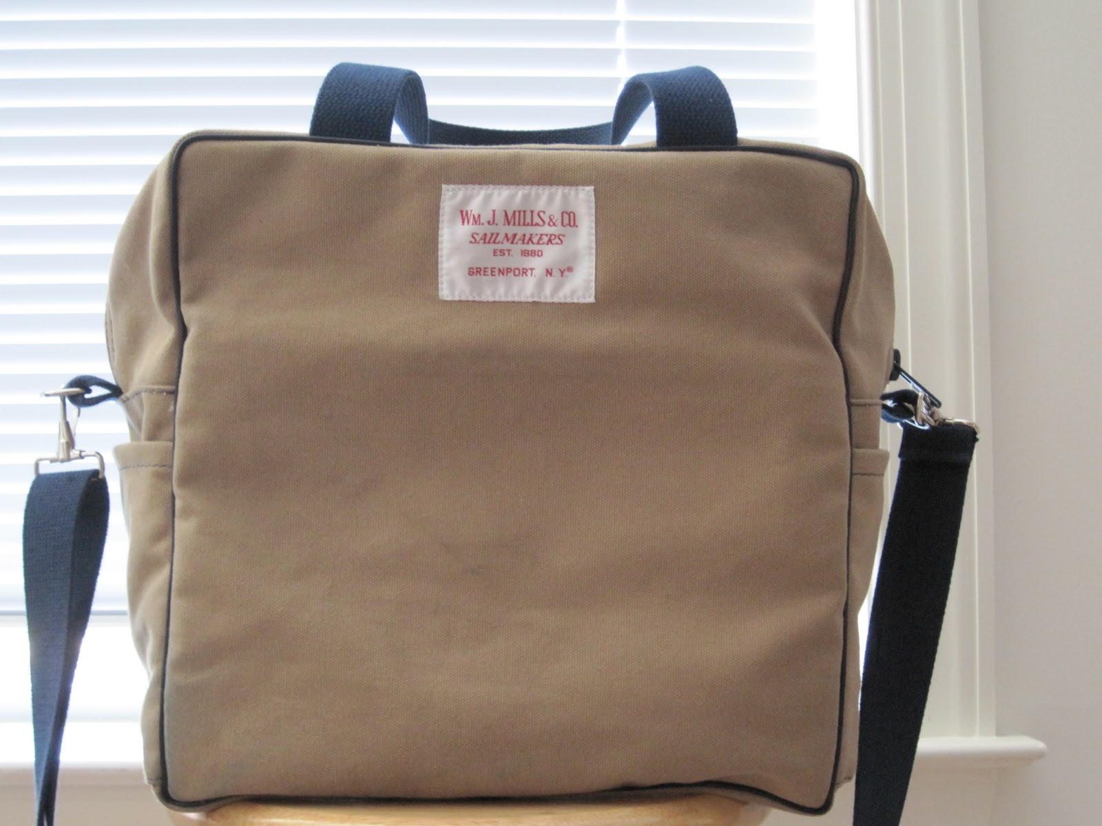 Sartorially Inclined Wm. J. Mills & Co. Flight Bag