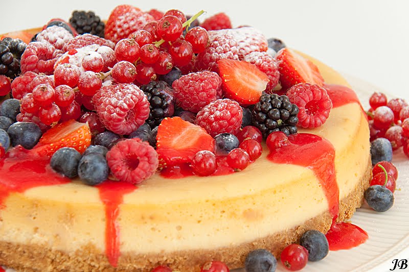 Carolines blog Cheesecake met zomerfruit