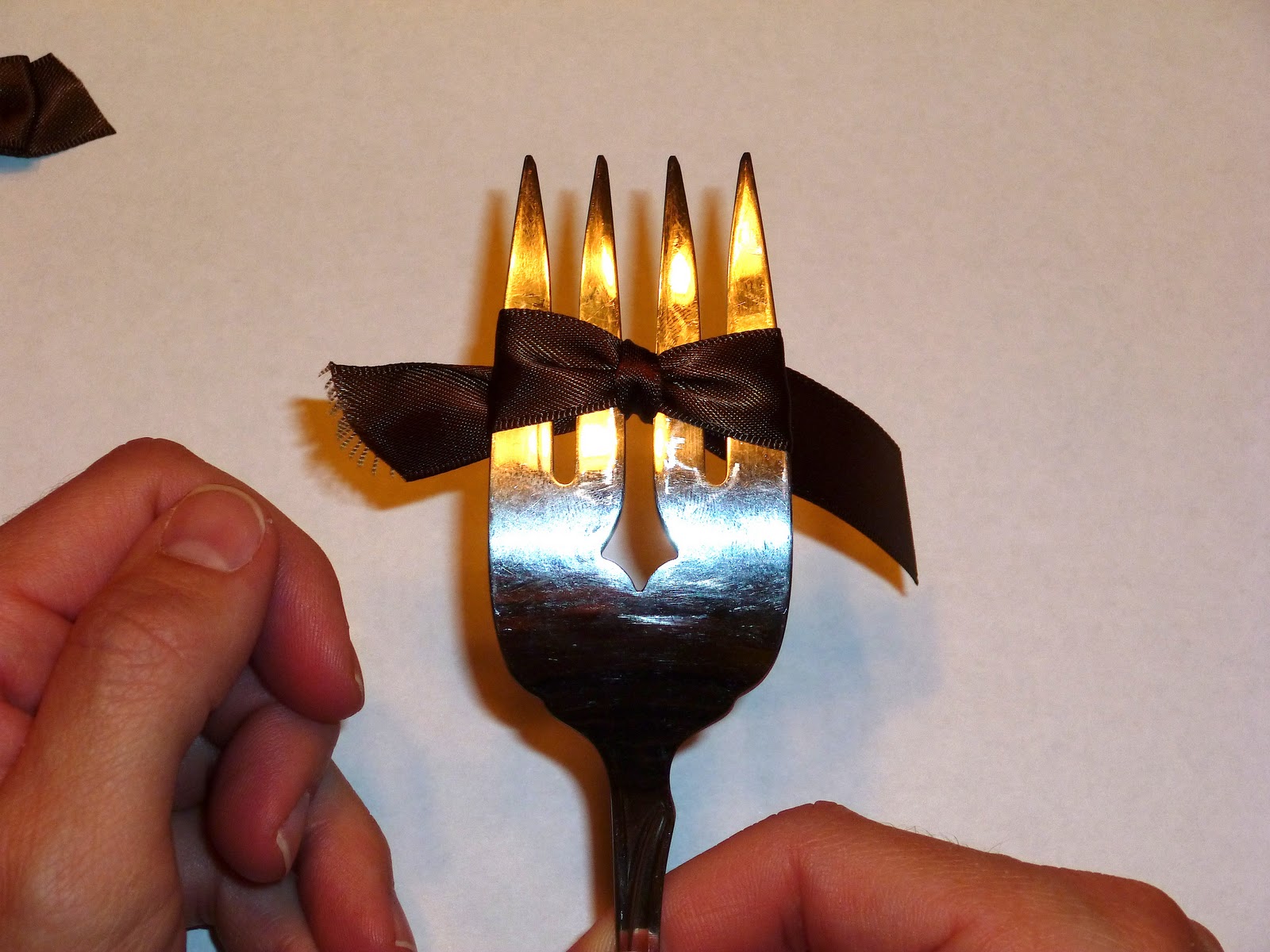 Did You Stamp Today? Fork Bow Tutorial