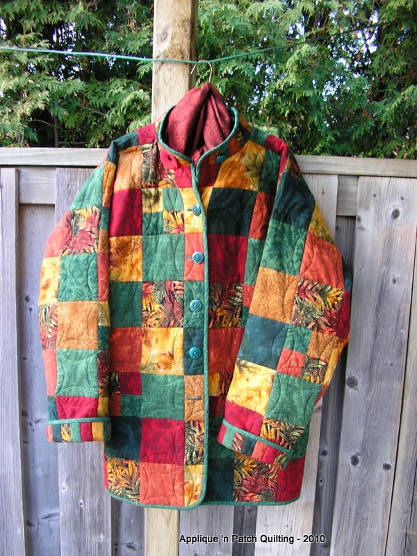 Applique 'n Patch Quilting Autumn Jacket