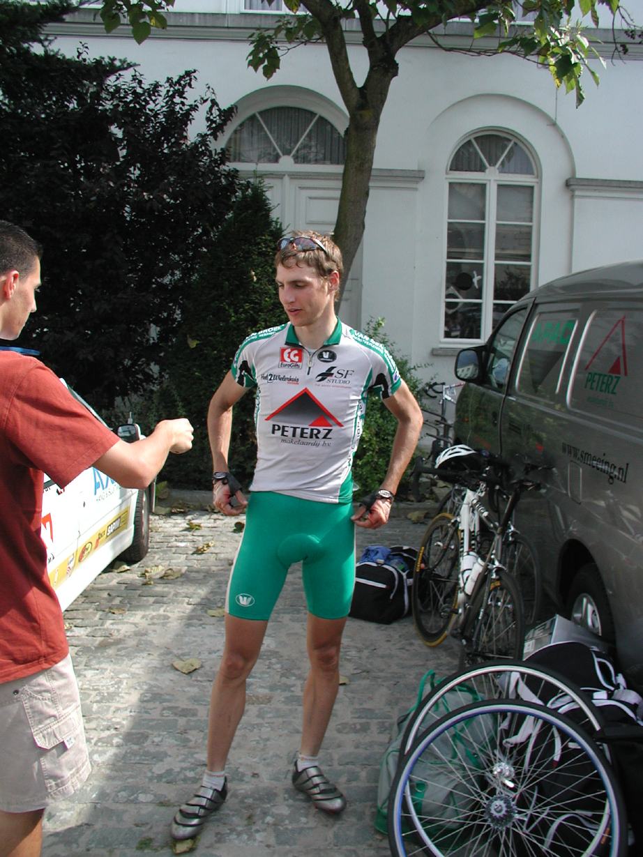 Cyclist Bulge Pro cyclists showing off..