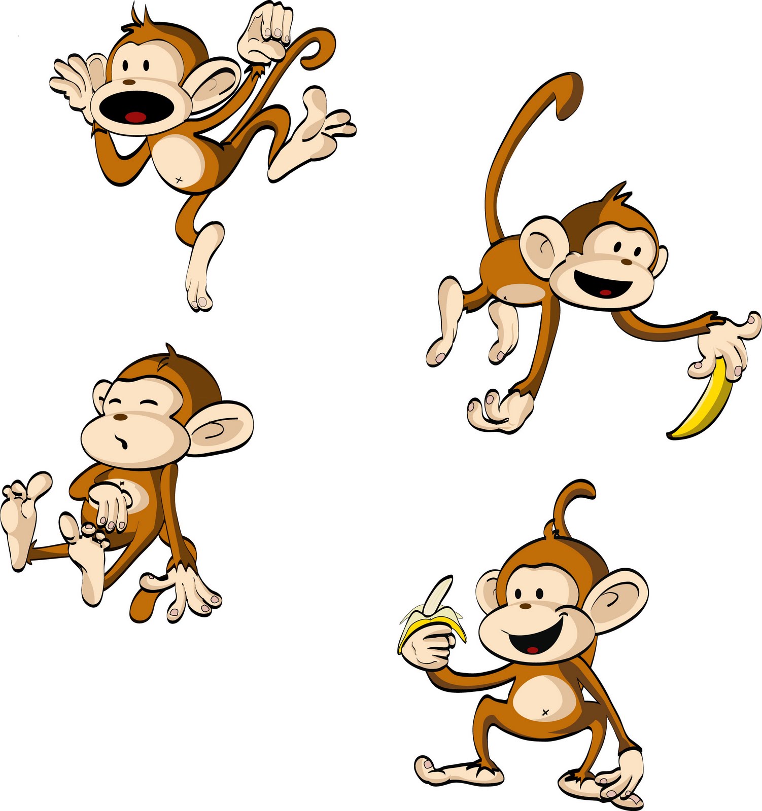 Cute Monkey Animations