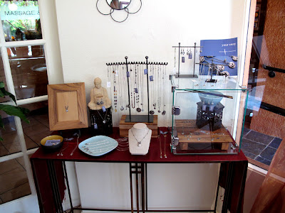 jewelry display spa yoga inspired