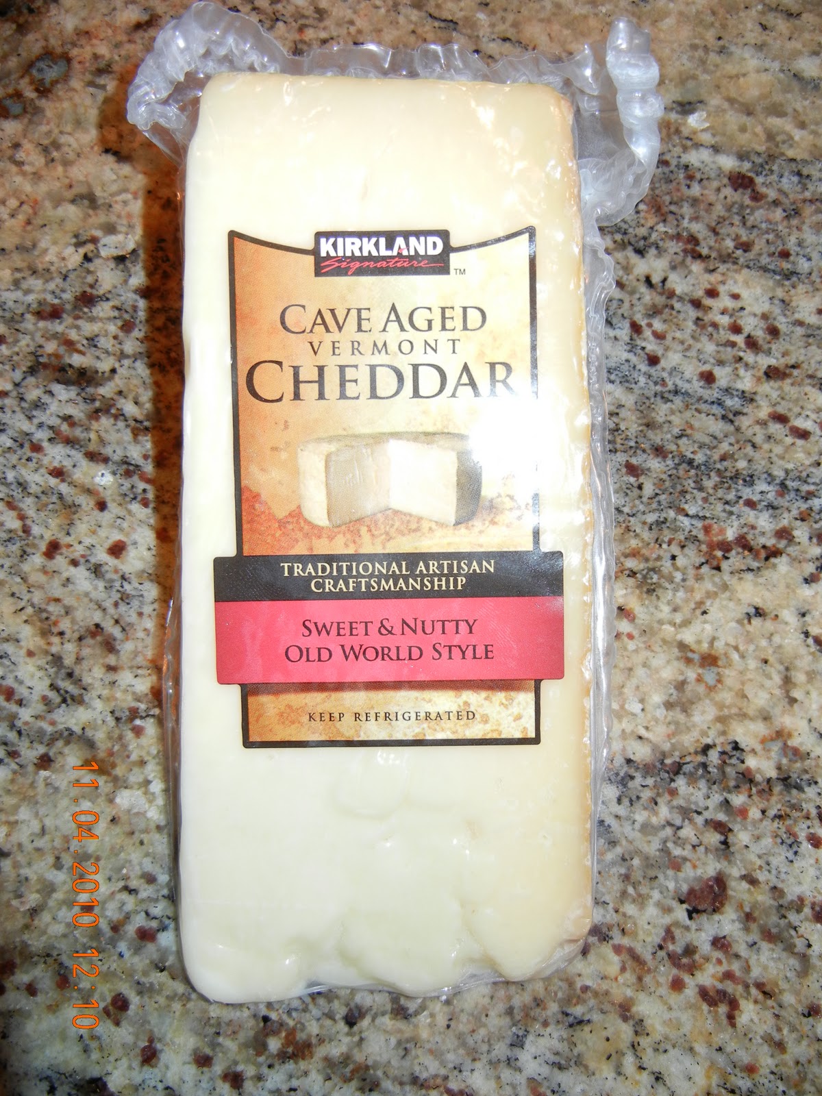 My Costco's Kirkland Cave Aged Vermont Cheddar