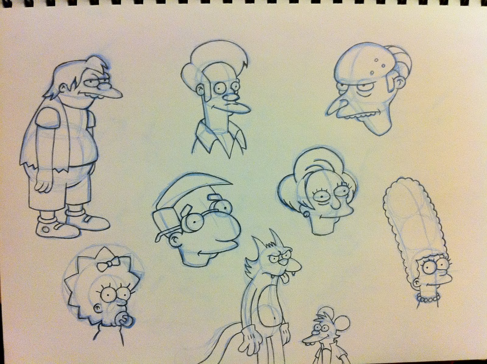 Drawing Simpsons Characters