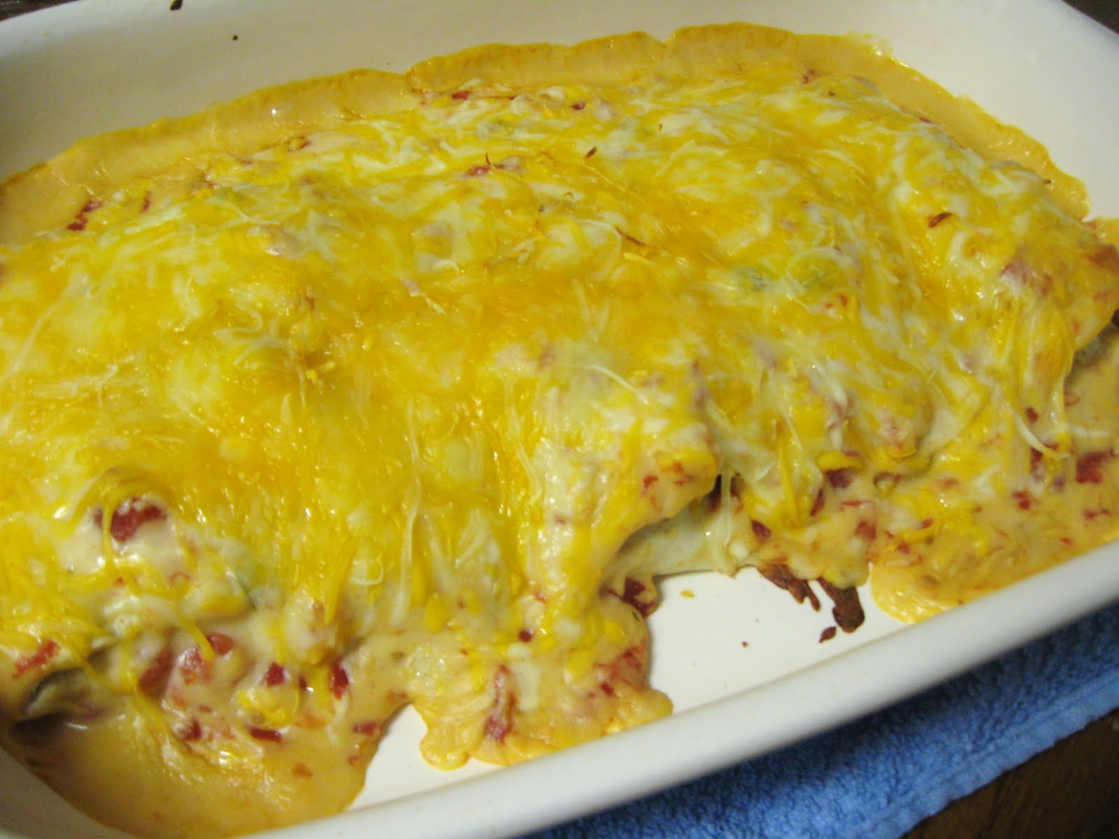 Bean Burrito Casserole