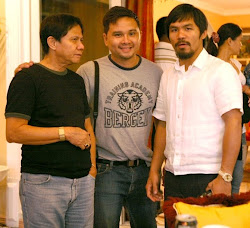 Pacquiao with the legends