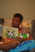 Daddy reading to Stone